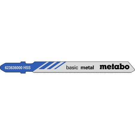 METABO JIGSAW BLADE -HSS 2" 36 tpi  Sheet-steel, up to 1/16" in., non-ferrous metals 623636000